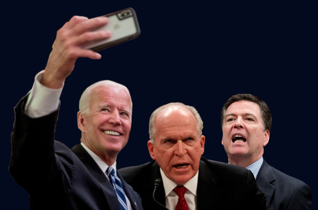 Biden, Comey, and Brennan.