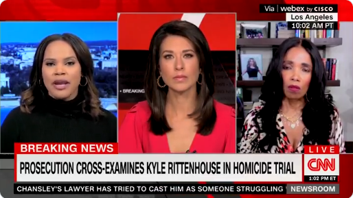 CNN pundits discussing the Kyle Rittenhouse Trial