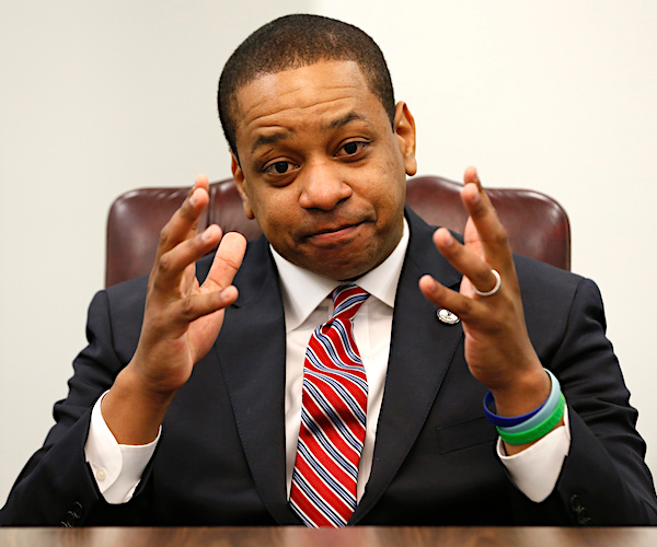 Justin Fairfax complaining about his treatment