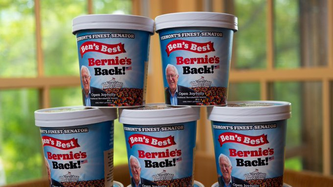 Bernie Sanders Ice Cream
