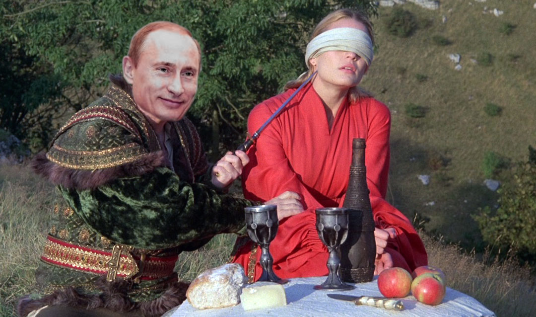 Putin holding Princess Buttercup hostage