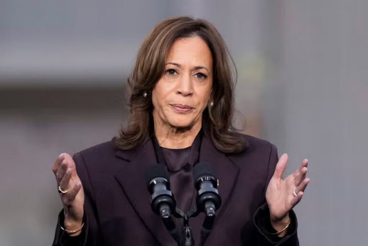 Kamala Harris Giving Up