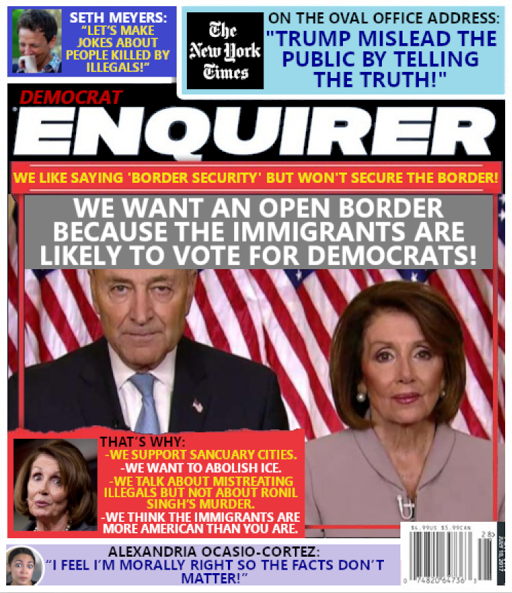 Magazine Cover:  Border Wall