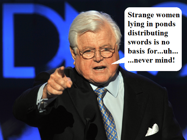 Ted Kennedy Quoting Monty Python
