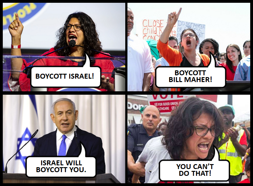 Rashida Tlaib's Boycott Hypocracy